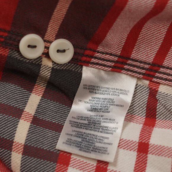 RRL Ralph Lauren Western Plaid Cotton Work Shirt - Picture 11 of 13